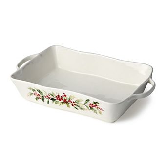 Certified International Holly & Vines Large Rectangular Baker
