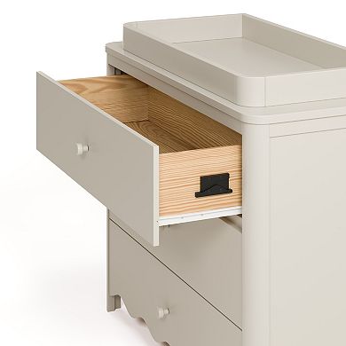 Storkcraft Casablanca 3-Drawer Chest Dresser with Removable Changing Topper