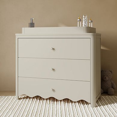 Storkcraft Casablanca 3-Drawer Chest Dresser with Removable Changing Topper