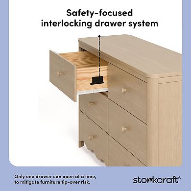 Storkcraft Casablanca 6-Drawer Dresser