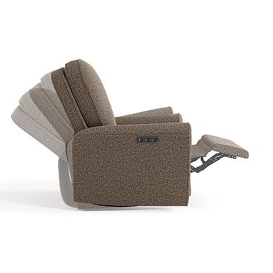 Storkcraft Amalfi Deluxe Power Recliner Swivel Glider