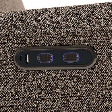 Storkcraft Amalfi Deluxe Power Recliner Swivel Glider