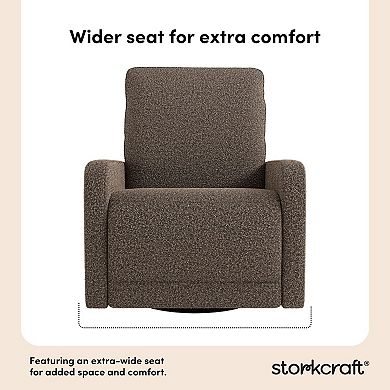 Storkcraft Kyoto Deluxe Extra-Wide Nursery Power Recliner Swivel Glider