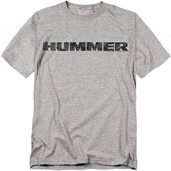 Big & Tall Hummer Distressed Hummer Logo Graphic Tee