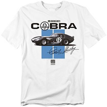 Big & Tall Shelby Cobra Racing Stripes Graphic Tee