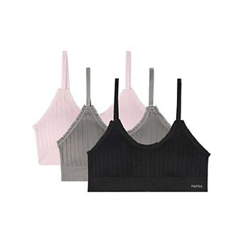 Women's 3 Pair Pack Seamless Ruffle Trim Bra