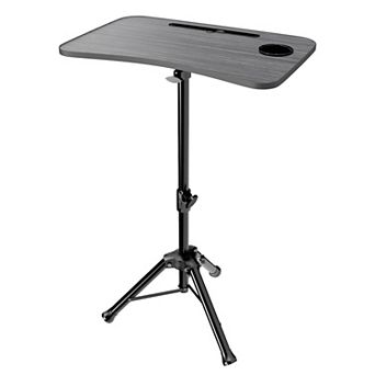Purely S90 Portable Laptop/Projector Floor Stand Standing Desk Tripod, Black