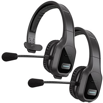 Delton 20X Wireless/Wired Computer Headset with Microphone (2-Pack), Black