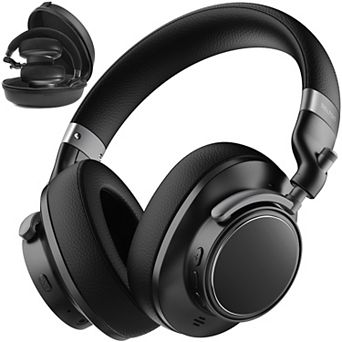 Delton M201 Wireless Active Noise Cancelling Hi-Fi Sound Bluetooth Stereo Headphones/Headset, Black