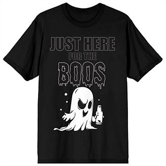 Men's Bioworld "Just Here for the Boos" Graphic T-Shirt
