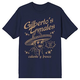 Men's Bioworld Graphic T-Shirt with Sombrero Silhouette and Tan Lettering