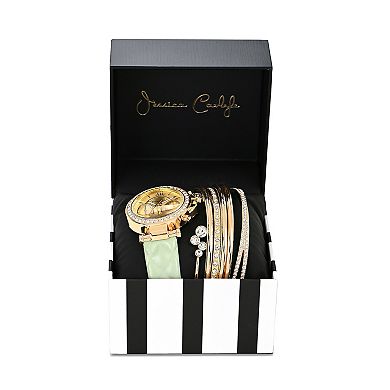 Jessica Carlyle Women's Watch & 7-Bracelet Set
