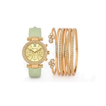 Jessica Carlyle Women's Watch & 7-Bracelet Set