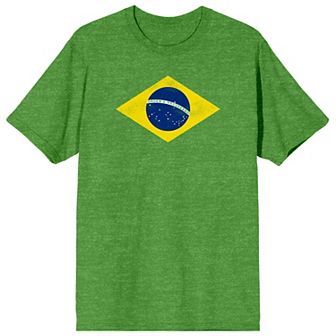 Men's Bioworld Brazilian Flag Graphic Tee