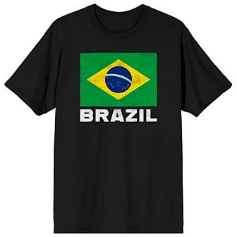 Men's Bioworld Brazilian Flag Graphic Tee