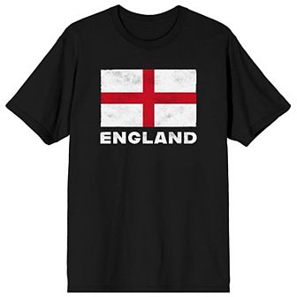 Men's Bioworld England Flag Graphic Tee