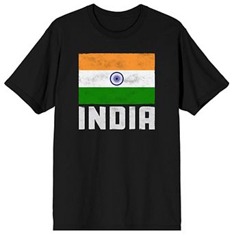Men's Bioworld Indian Flag Graphic T-Shirt