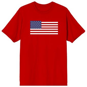 Men's Bioworld Deconstructed American Flag Graphic Tee