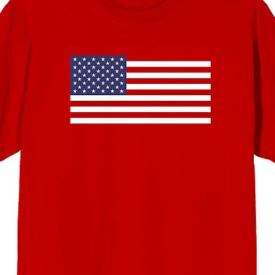 Men's Bioworld Deconstructed American Flag Graphic Tee