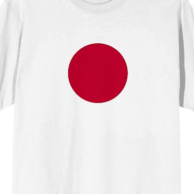 Men's Bioworld Deconstructed Japanese Flag Graphic Tee