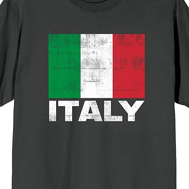 Men's Bioworld Italian Flag & Italy Graphic Tee