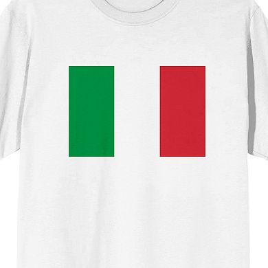 Men's Bioworld Deconstructed Italian Flag Graphic Tee