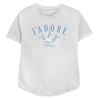 Women's Disney&rsquo;s The Aristocats J'Adore Paris Short Sleeve Graphic Tee