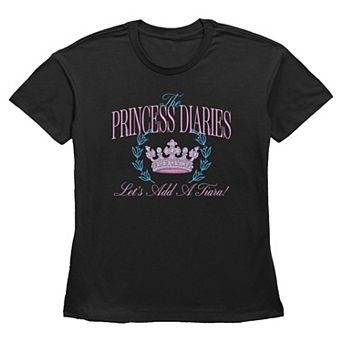 Women’s Disney’s The Princess Diaries Add A Tiara Short Sleeve Graphic Tee