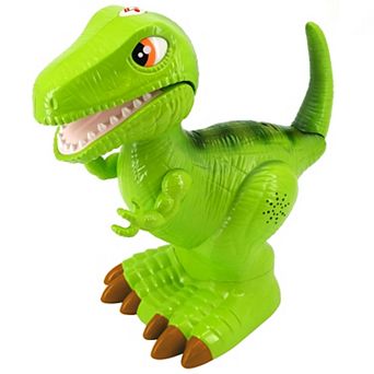 Kiddieland Light N' Sound Roar N' Go T-Rex Dinosaur Action Figure Toy