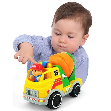 Kiddieland Motorized Cement Mixer Toy Vehicle