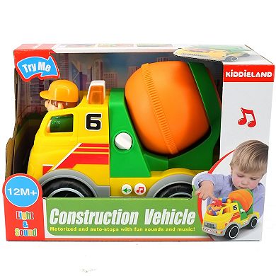 Kiddieland Motorized Cement Mixer Toy Vehicle