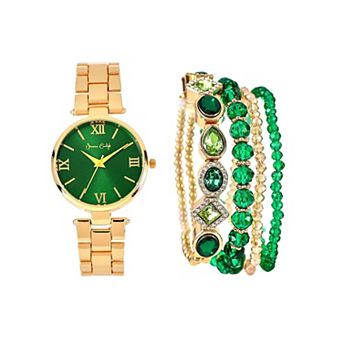 Jessica Carlyle Women's Bracelet Watch & 4-Bracelet Set - A1302G-22-X27