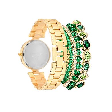 Jessica Carlyle Women's Bracelet Watch & 4-Bracelet Set - JC1234