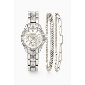 Jessica Carlyle Women's Bracelet Watch & 2-Bracelet Set - A2049S-22-B28