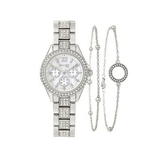 Jessica Carlyle Women's Bracelet Watch & 3-Bracelet Set - A2051S-22-B28