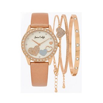 Jessica Carlyle Women's Bracelet Watch & 3-Bracelet Set - A2056R-22-E29