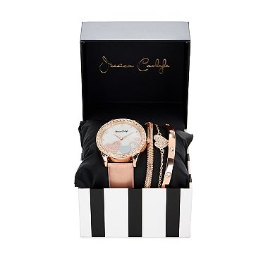 Jessica Carlyle Women's Bracelet Watch & 3-Bracelet Set - A2056R-22-E29