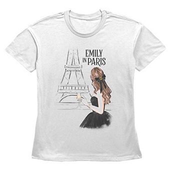 Women's Emily In Paris Eiffel Tower Graphic Tee