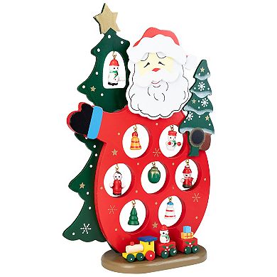 Northlight Santa Claus Cut-Out Ornament Holder Christmas Decoration Table Decor