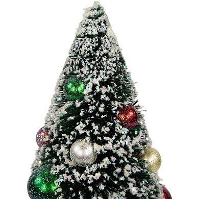 Northlight 9-Inch Frosted Sisal Pine Artificial Tree Christmas Table Decor