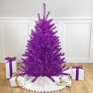 Northlight 4.5-ft. Metallic Tinsel Artificial Christmas Tree