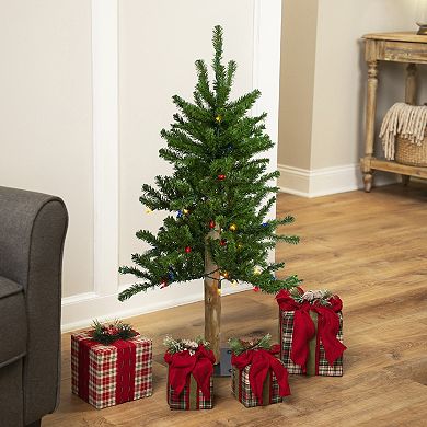 Northlight 3-ft. Pre-Lit Medium Alpine Artificial Christmas Tree