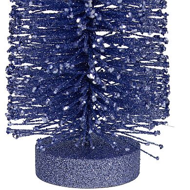 Northlight Glitter Bottle Brush Sisal Christmas Tree Floor Decor
