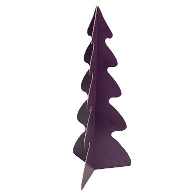 Northlight Triangular Christmas Tree with Curved Edges Decoration Table Decor
