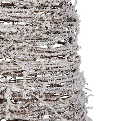 Northlight LED Lighted Rattan Christmas Cone Tree Decorations 3-pk.