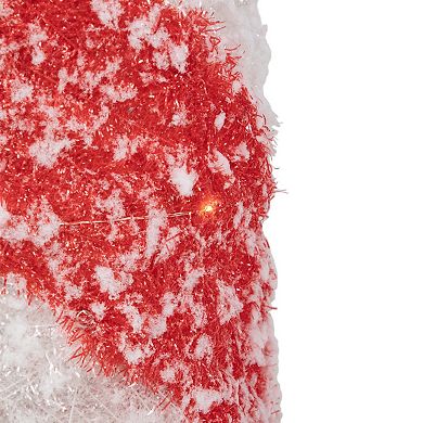 Northlight LED Lighted Candy Cane Striped Christmas Cone Trees Set of 3