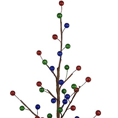 Northlight 2-ft. Glittered Ball Ornament Artificial Christmas Tree