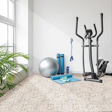 Sorbus 24 Tiles 96 Sq. Ft. Wood Grain Interlocking Mats Tiles- for Home, Playroom, Trade Show