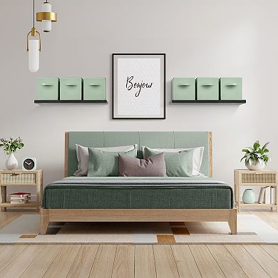 Sorbus 13 Inch 6 Pack Storage Bins - for Clothes, Toys, Shelves, Closets & more