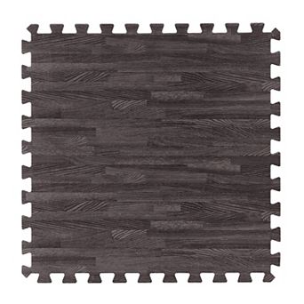 Sorbus 24 Tiles 96 Sq. Ft. Wood Grain Interlocking Mats Tiles- for Home, Playroom, Trade Show